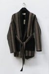 AVIVA JIFEI XUE A21-BWJ Heavy Wool Blend Belted Wrap Jacket